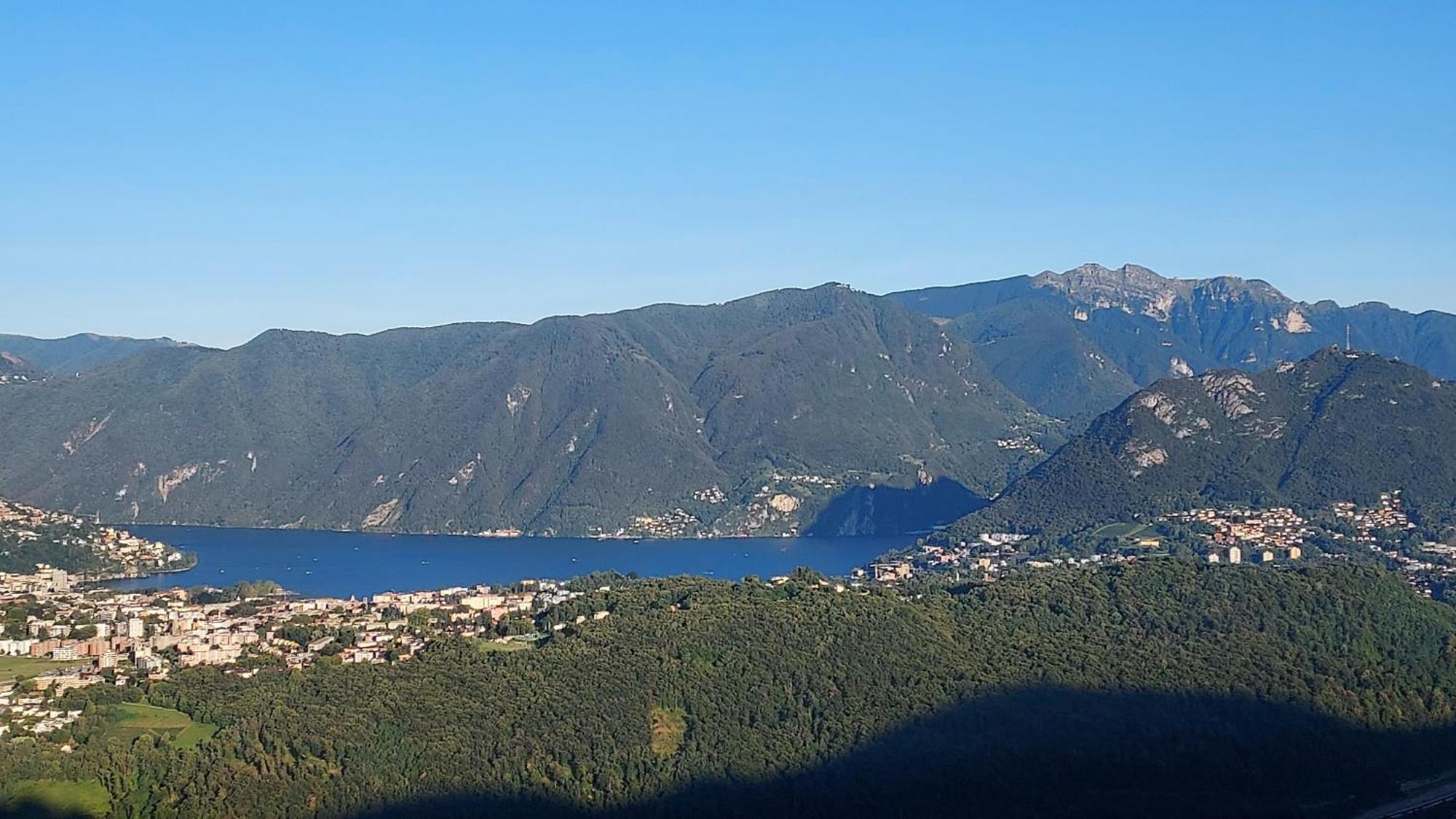 Entire Apartments With Stunning View Cademario Exterior foto