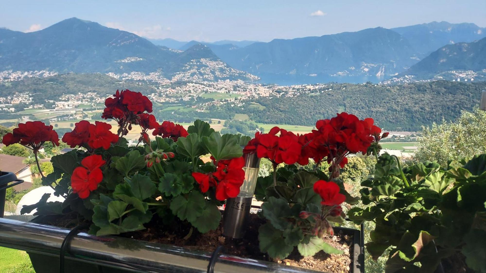 Entire Apartments With Stunning View Cademario Exterior foto