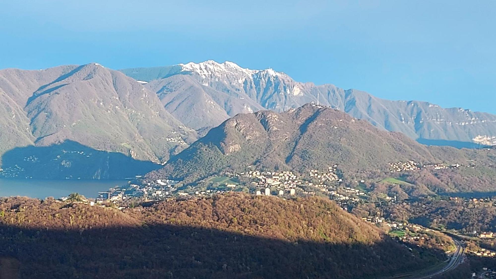 Entire Apartments With Stunning View Cademario Exterior foto